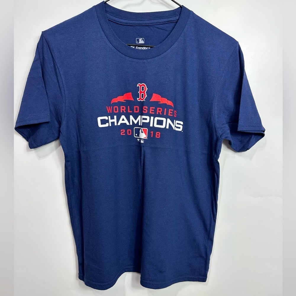 BOSTON Red Sox World Series Champions 2018 T-shirt Youth Medium